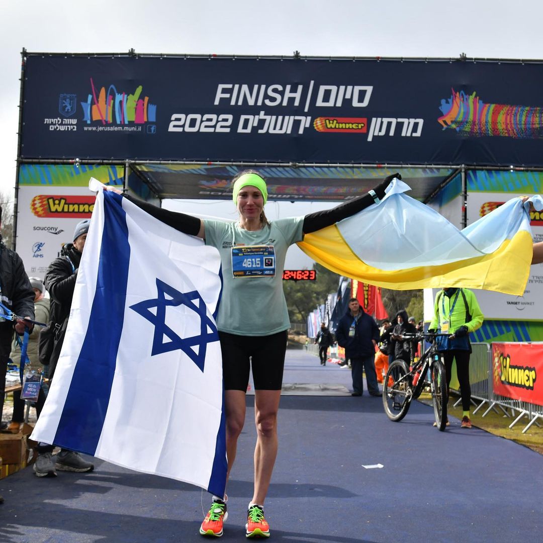 Беженка из Украины выиграла Иерусалимский марафон