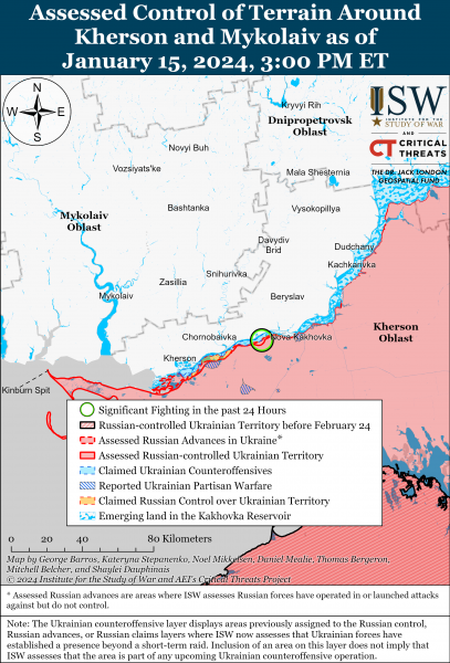 ВСУ нанесли удар по позиции российских ВДВ возле Бахмута: карты ISW