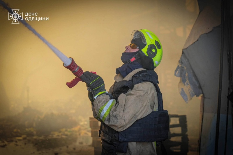 Russia strikes hygiene products factory in Odesa region with missile, injuring several people