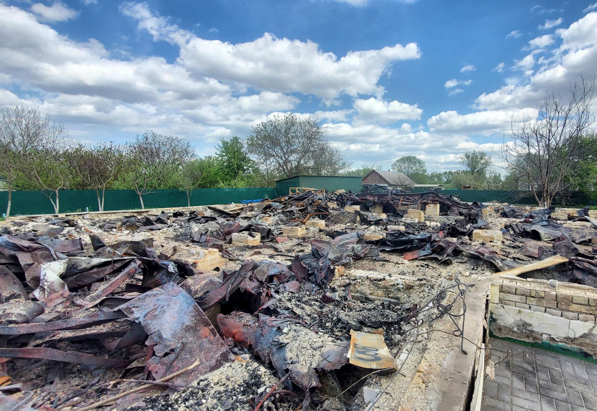 Сгорела от удара артиллерии. Оккупанты уничтожили на Киевщине еще одну церковь 19 века