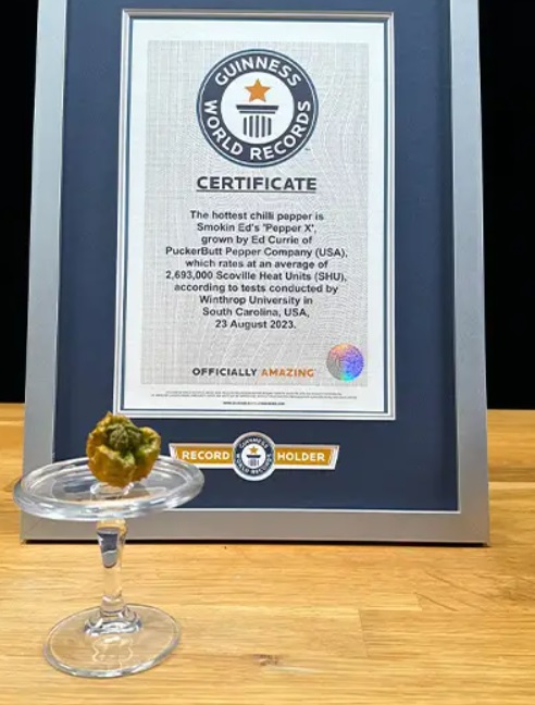 Назван острейший перец в мире. Его смогли съесть всего 5 человек!