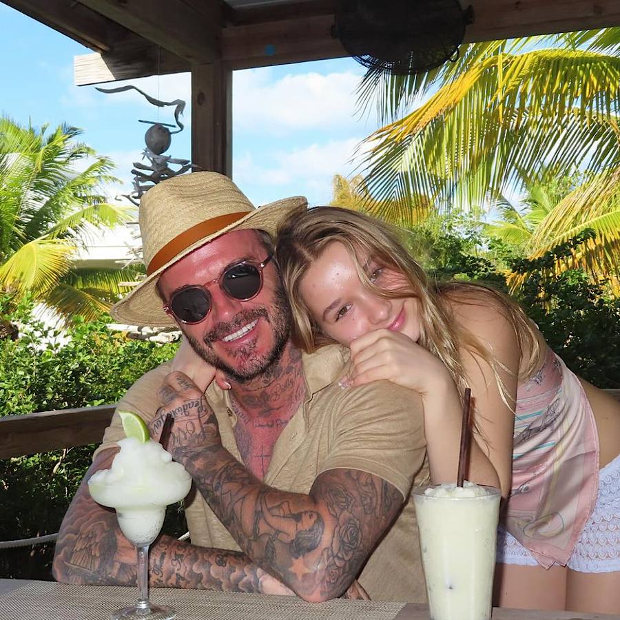 Девід Бекхем показав, як проводить час з родиною на відпочинку (фото)