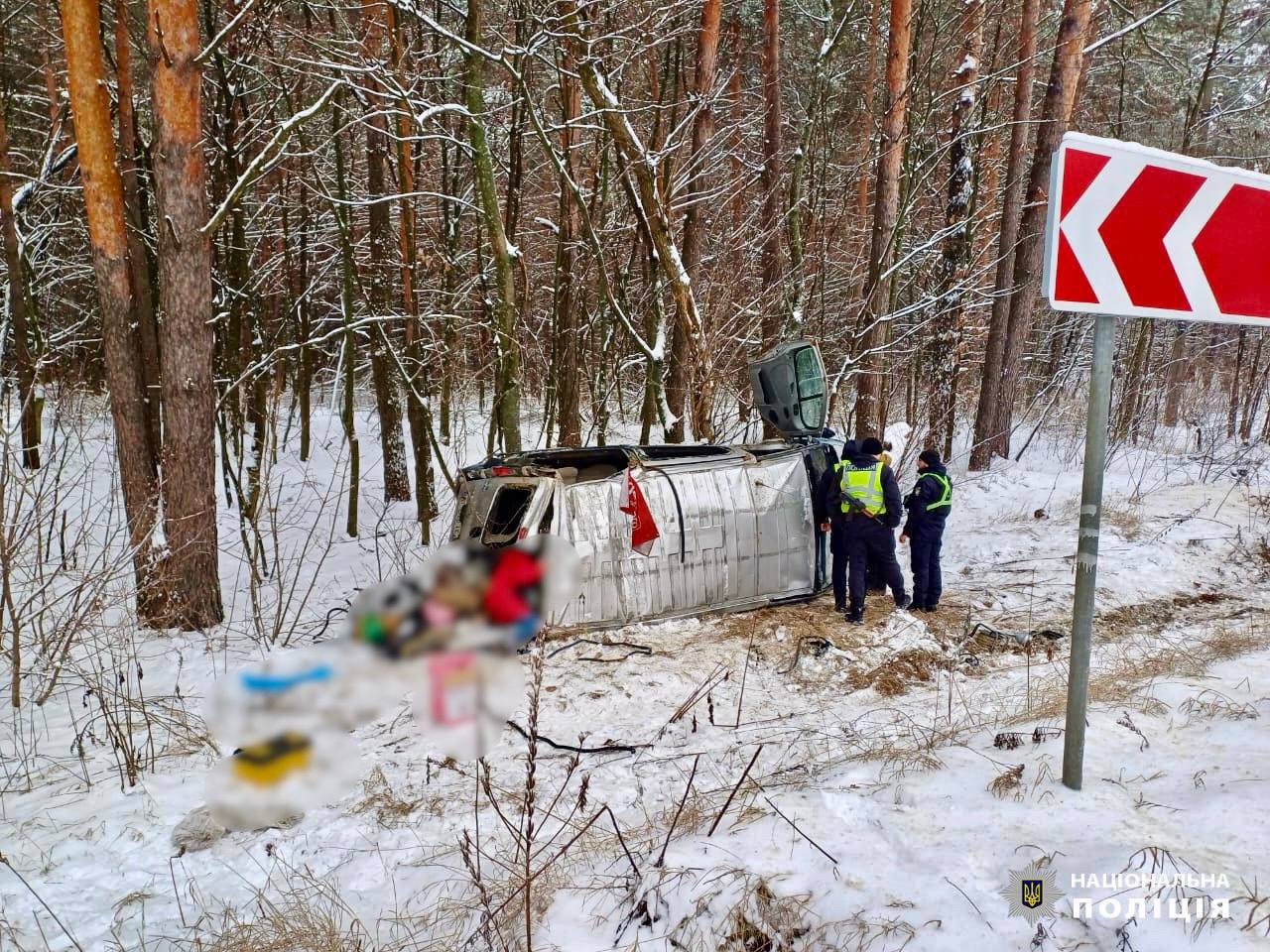 Під Києвом мікроавтобус злетів у кювет: серед постраждалих підліток