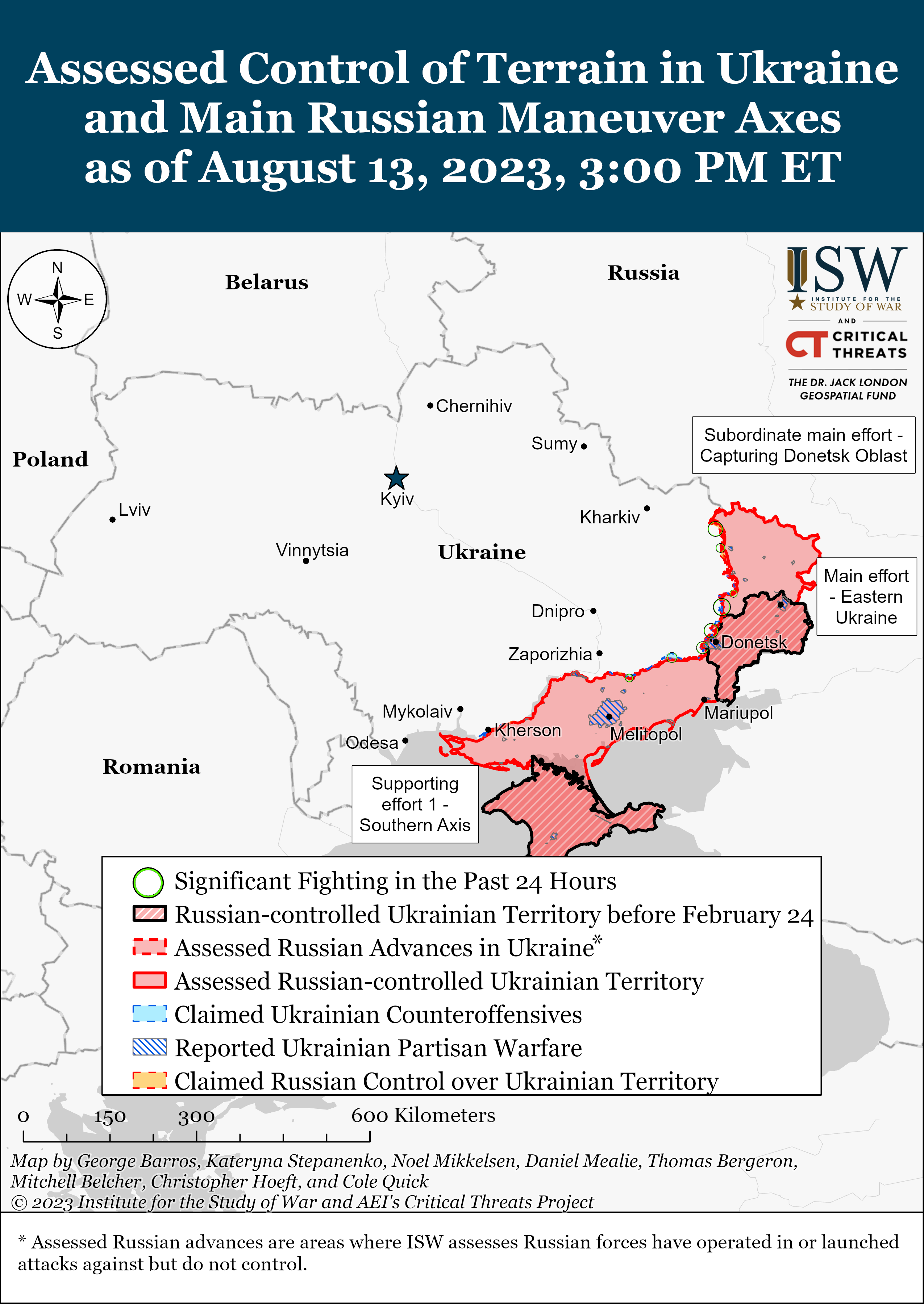 ЗСУ розвивають успіх на півдні, і не дають ворогу просуватися під Куп'янськом: карти ISW