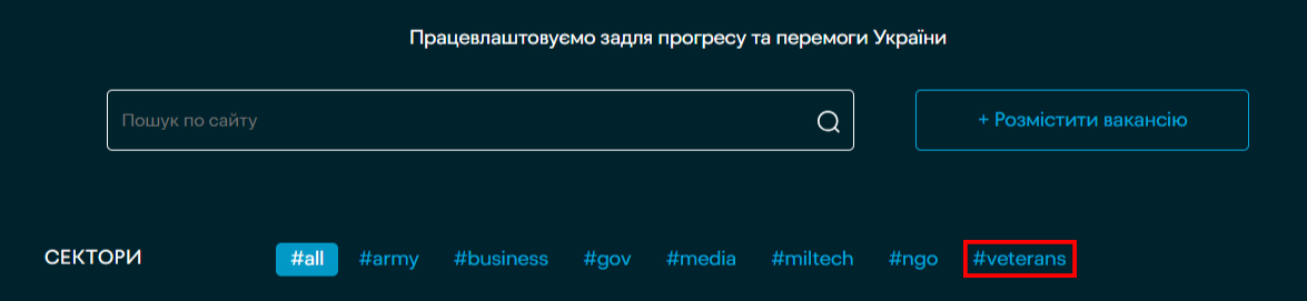 Де ветеранам в Україні шукати роботу: добірка організацій, які надають працевлаштування