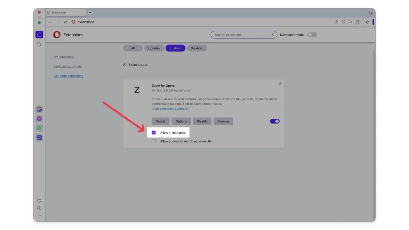 Как быстро и легко включить расширения на разных браузерах, если вы находитесь в режиме инкогнито: инструкция