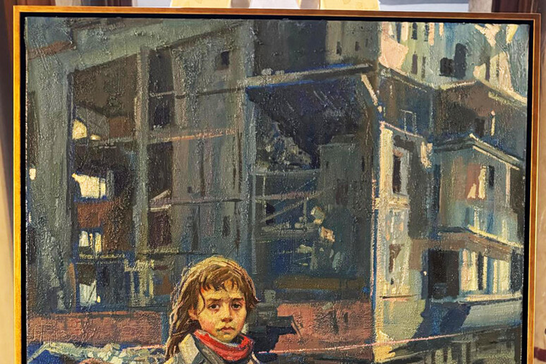 Зеленський зустрівся з Папою Римським і подарував йому картину про різанину в Бучі