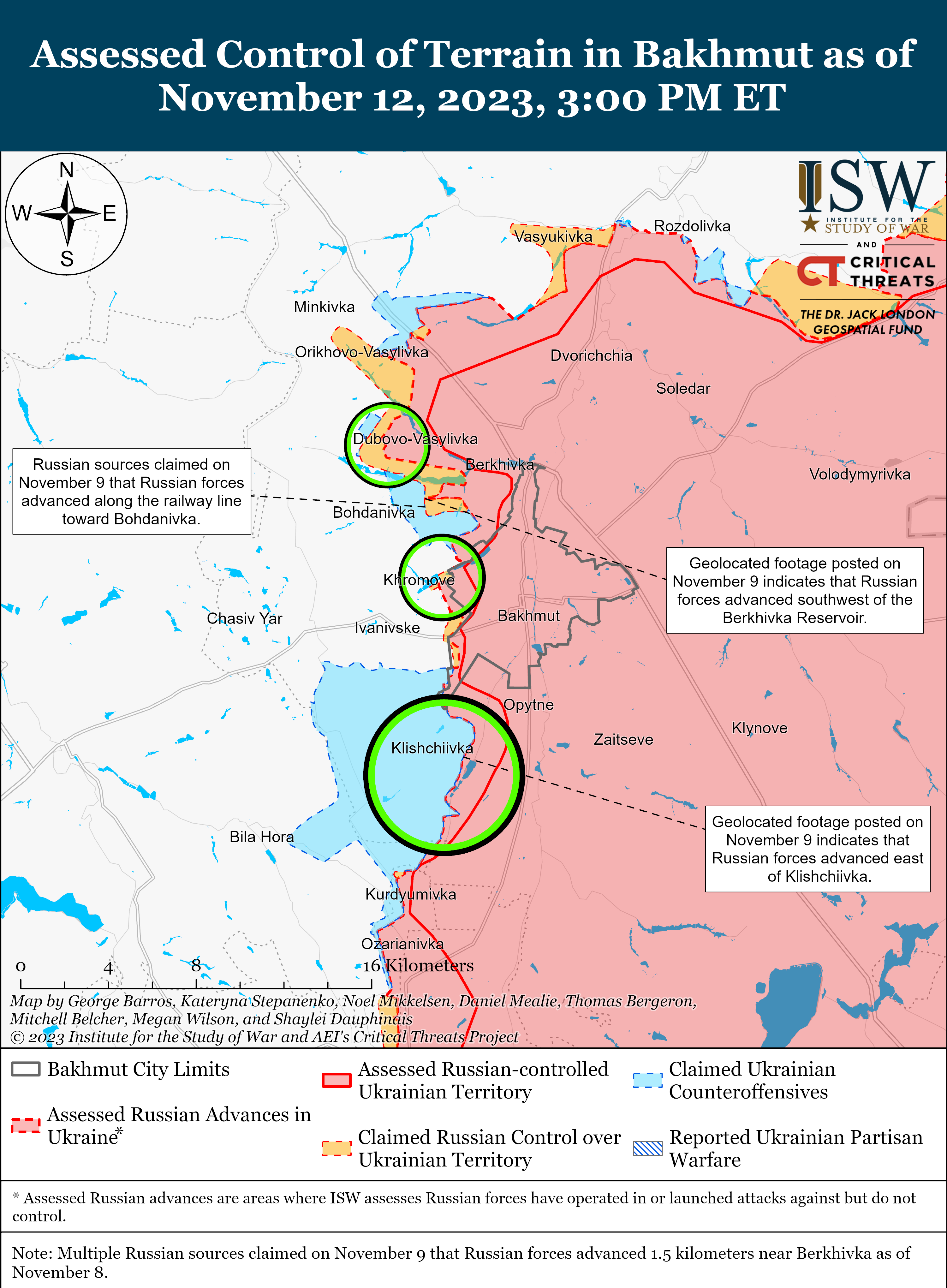 Украинские войска продолжили наступление в западной части Запорожской области: карты ISW