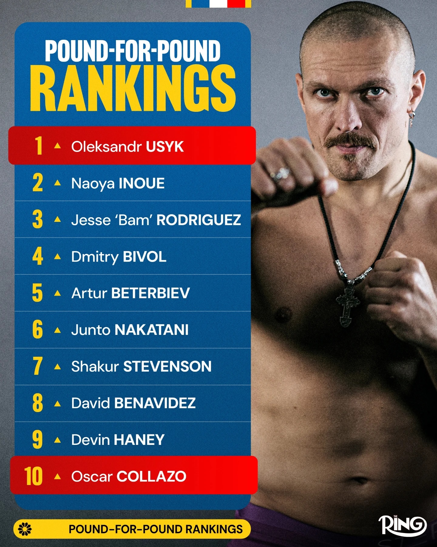 Фінальний рейтинг топ-боксерів від The Ring: змінилася позиція Усика