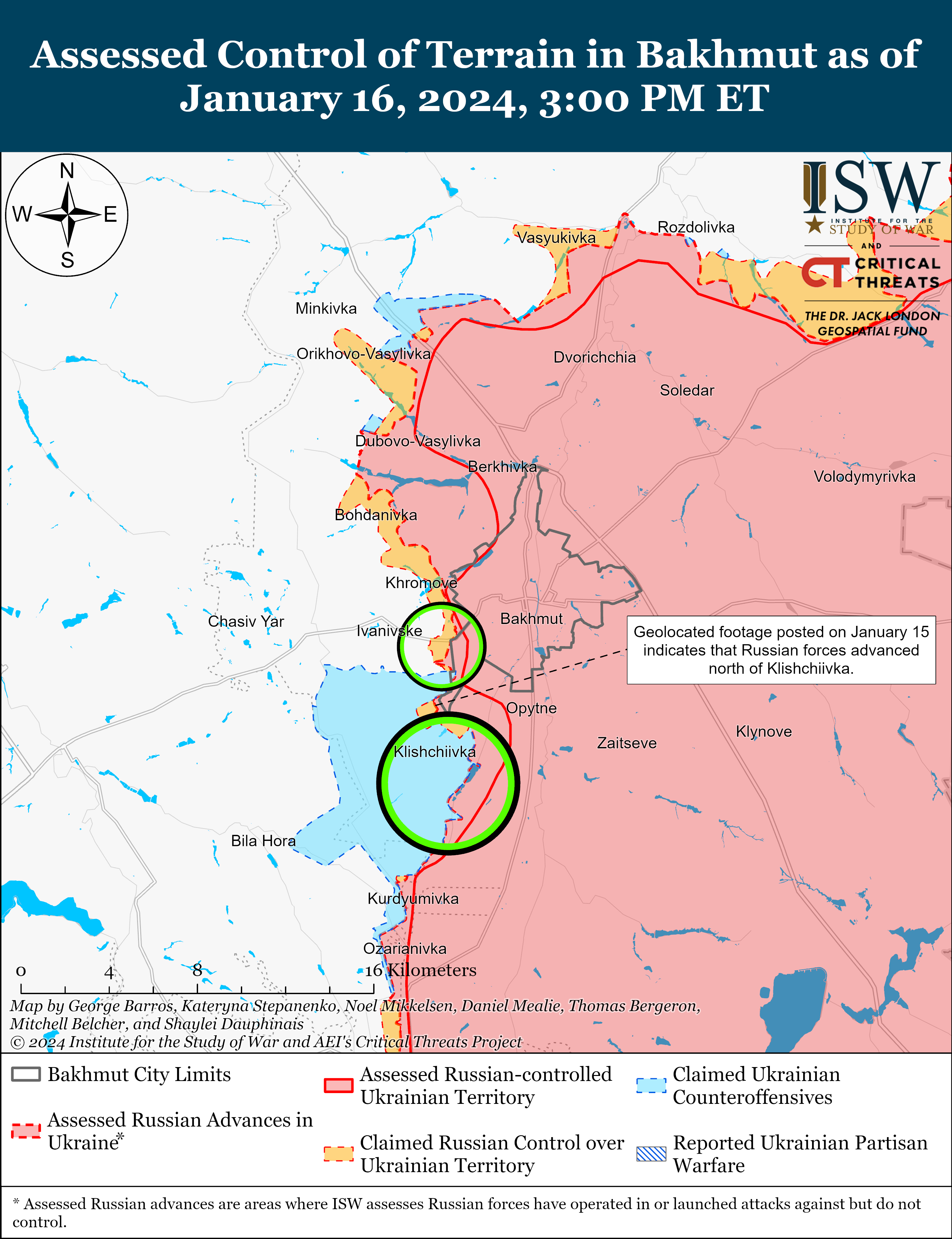 Войска РФ боятся прорыва в Херсонской области и усиливают укрепления: карты ISW