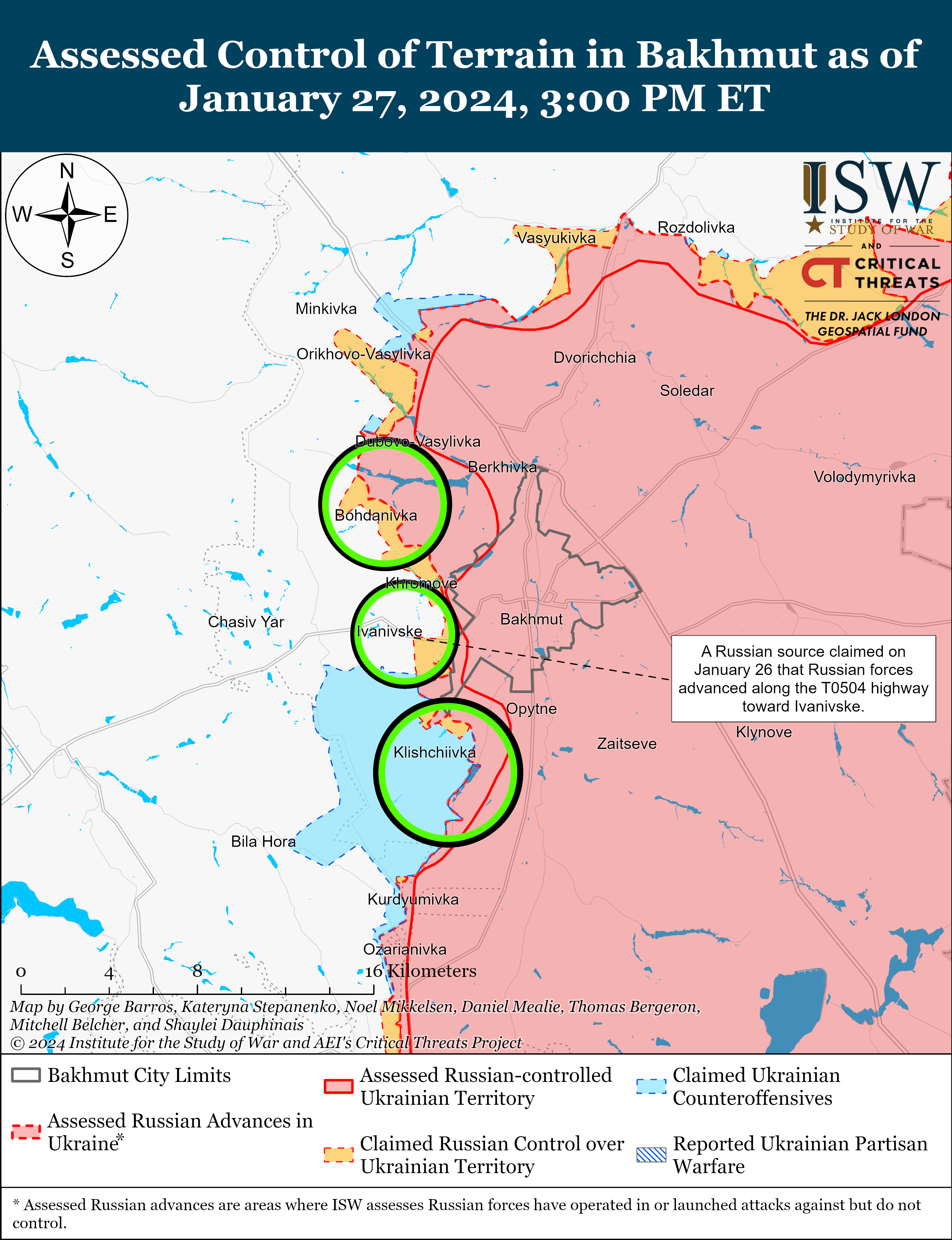 Інтенсивність боїв на Куп'янському напрямку збільшилася: карти ISW
