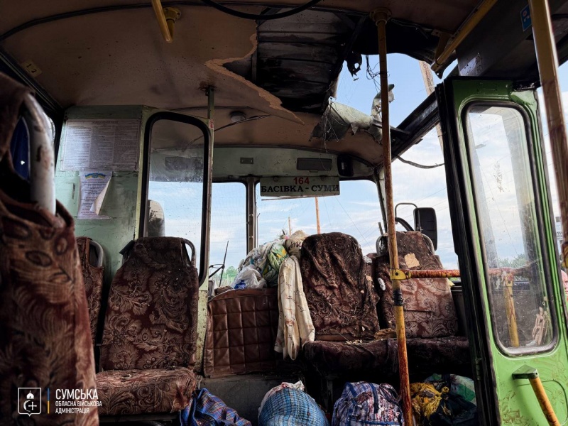 Russian attack on Ukraine's Sumy bus leaves 19 injured — photos expose brutal aftermath