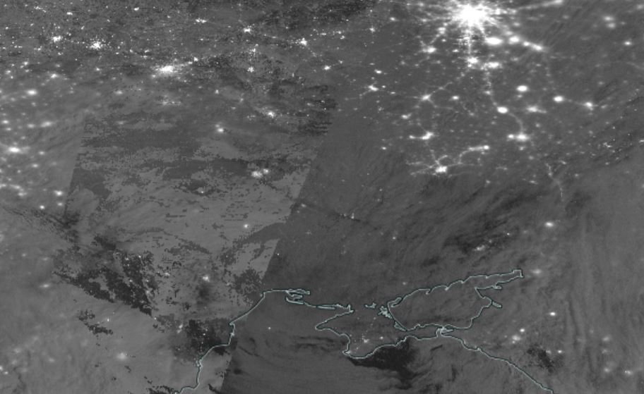 NASA показало супутниковий знімок знеструмленої України