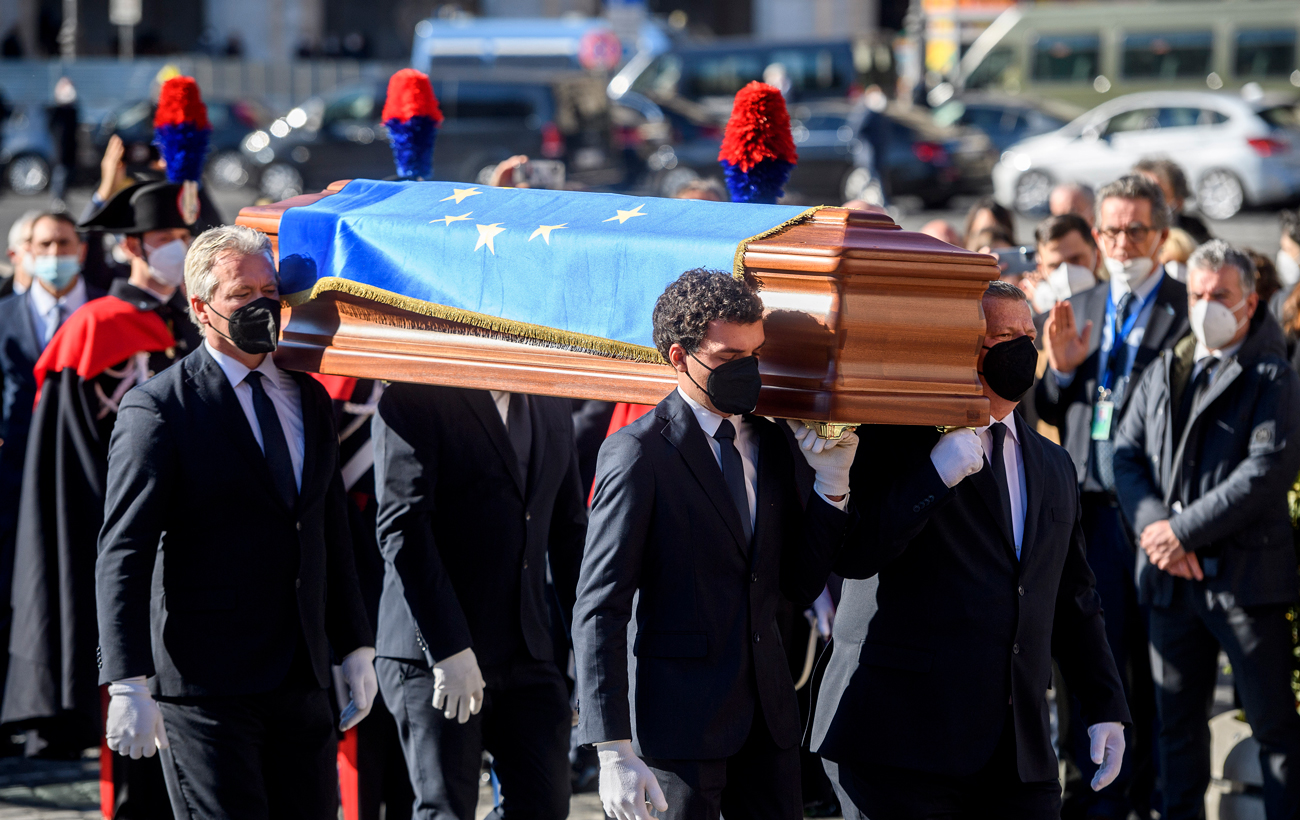 В Риме похоронили главу Европарламента Давида Сассоли