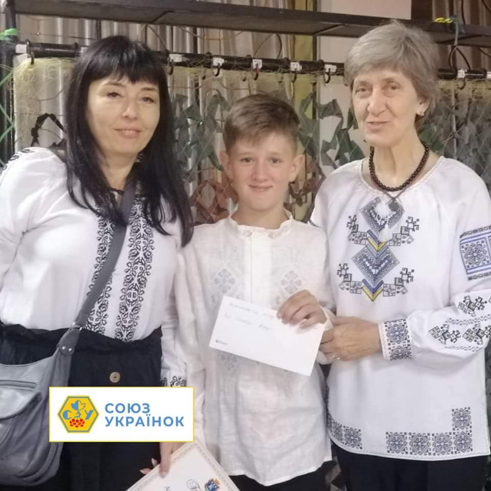 11-летний чемпион мира по паракаратэ передал премию украинским защитникам (фото)