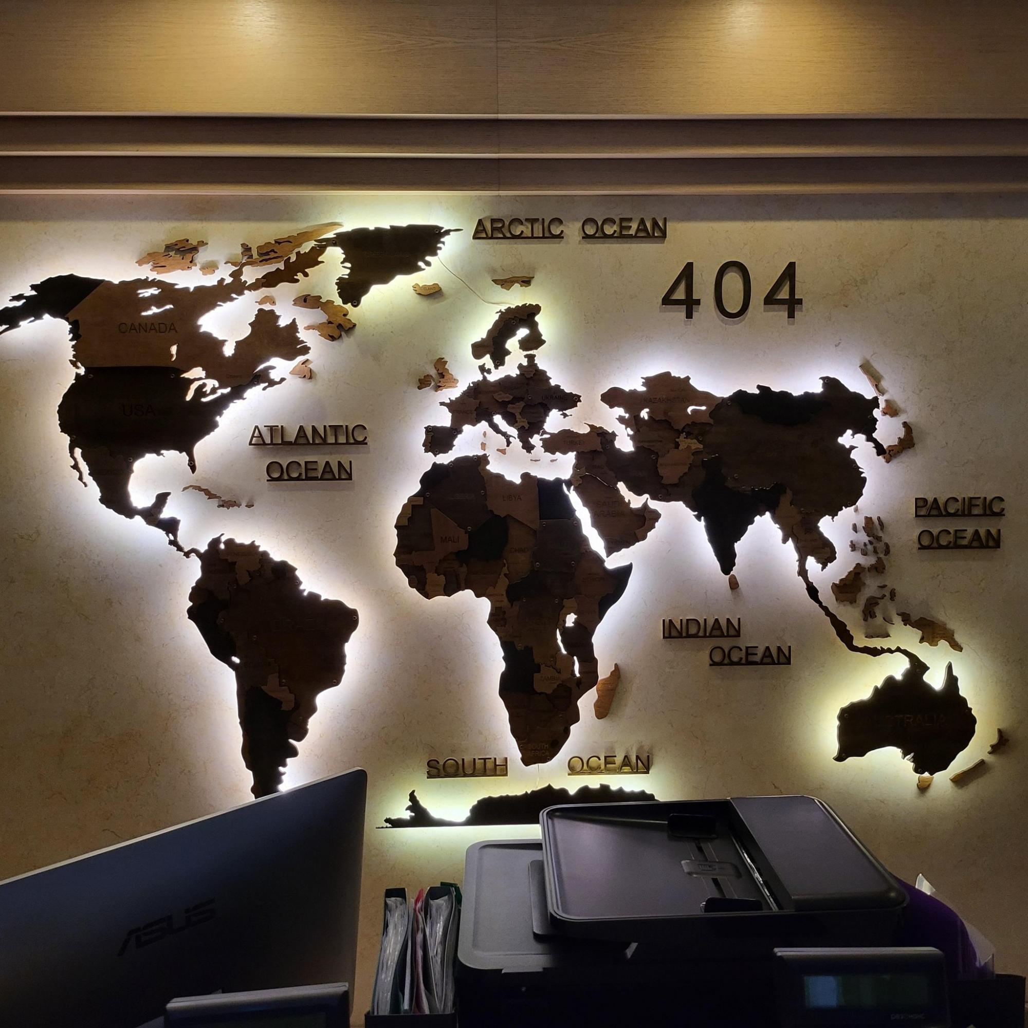 В одеському ресторані повісили карту світу без Росії: фото сподобалось мережі