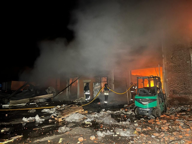 Eight Shahed drones strike Sumy, aftermath footage emerges