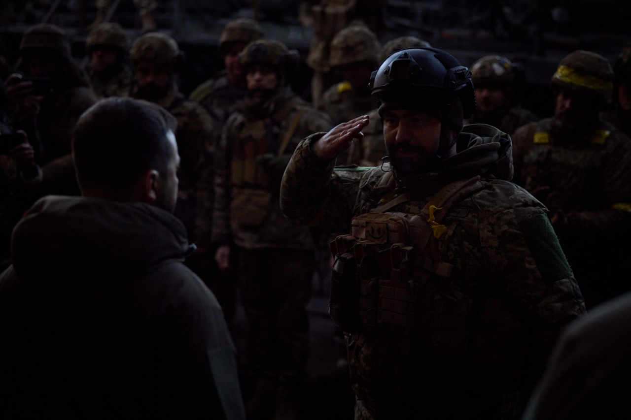 Зеленський приїхав у Бахмут