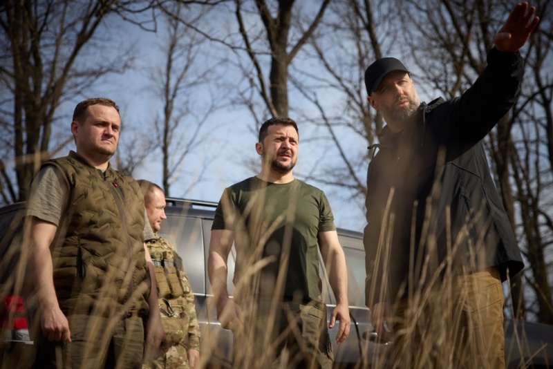 Defense of Kharkiv region: Zelenskyy reviewed construction of fortifications
