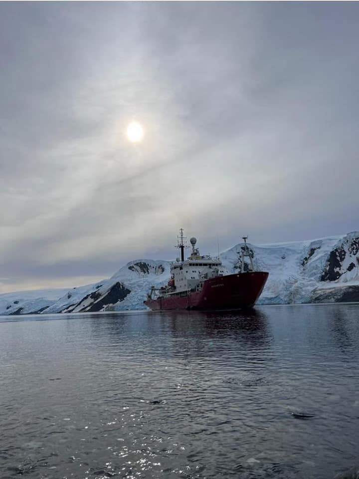 Украинский ледокол прибыл к станции Вернадского: полярники показали потрясающие фото