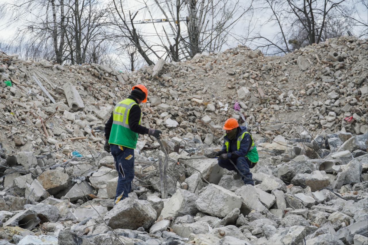 У Гостомелі відновлюють зруйновані росіянами будинки унікальною технологією (фото)