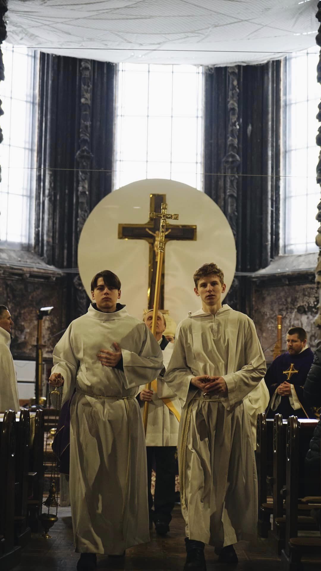 У костелі Святого Миколая у Києві відкрили особливий пункт обігріву (фото)