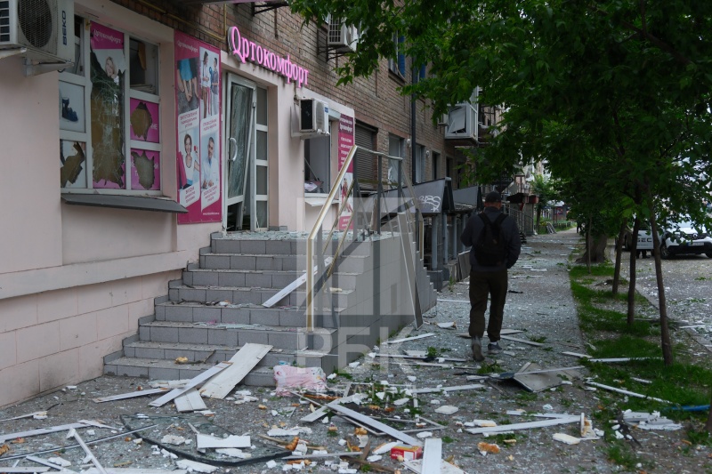 Kyiv high-rise on Lukianivka after the attack: Photo report