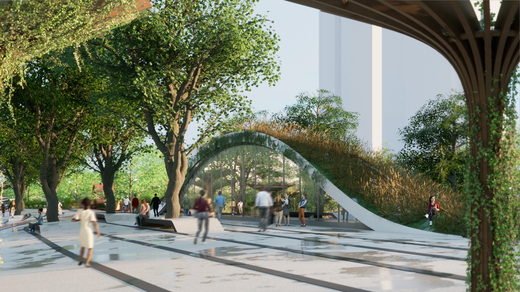 Амфітеатр й дитяча зона. Дивіться, як може змінитись один із київських парків (фото)