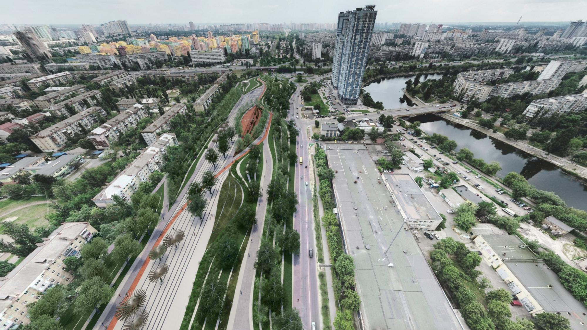 Амфитеатр и детская зона. Смотрите, как может измениться один из киевских парков (фото)