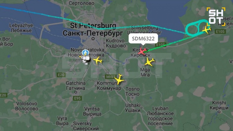 St. Petersburg airport closes twice in one day over security threat