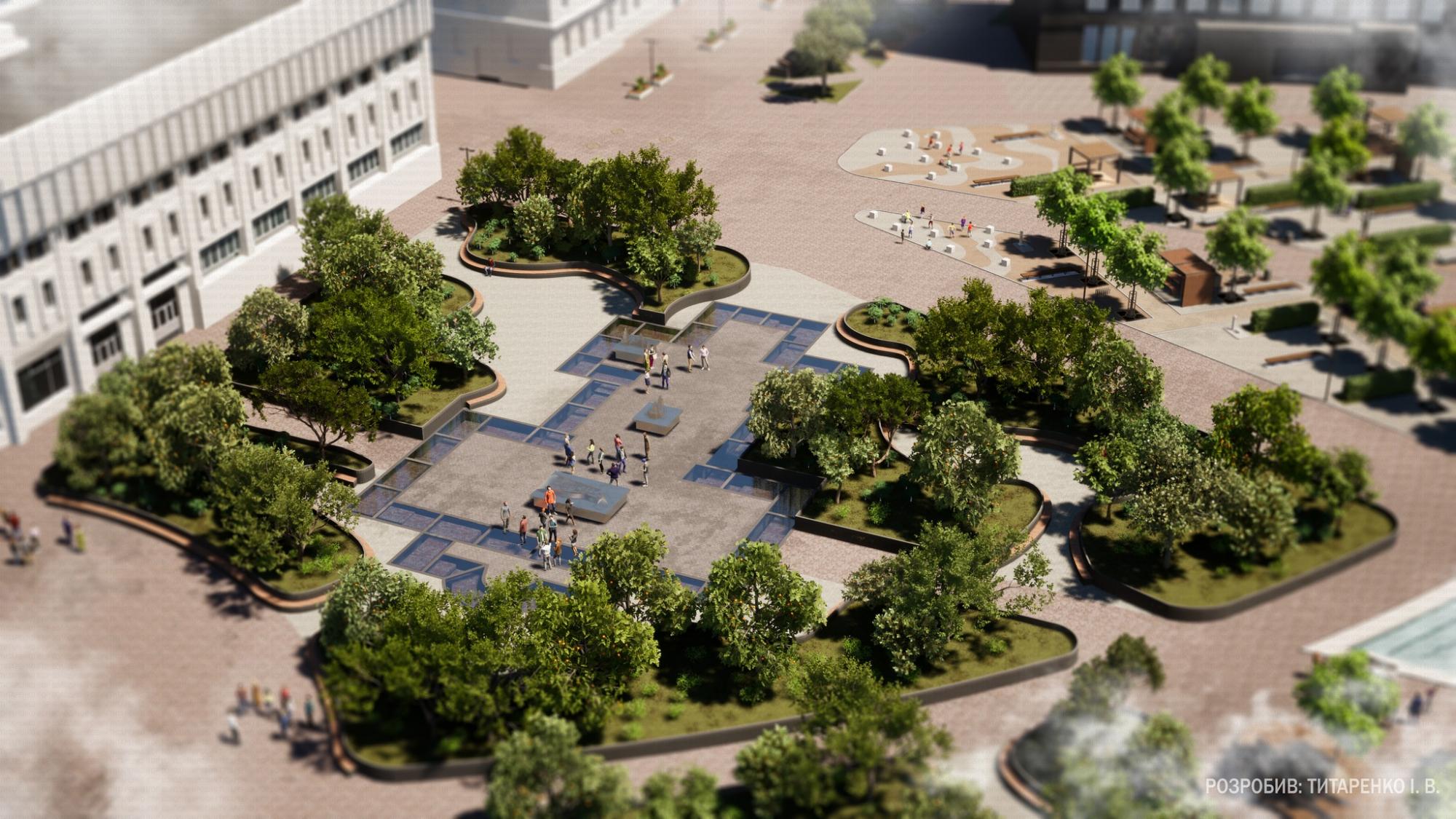 Дивіться, яким може стати центр Сум після реконструкції. Архітектор показав новий проєкт (фото)