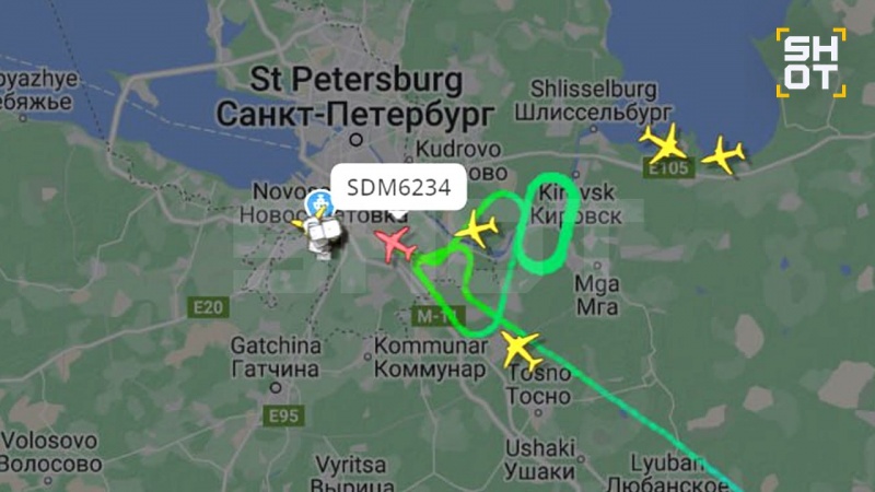 St. Petersburg airport closes twice in one day over security threat