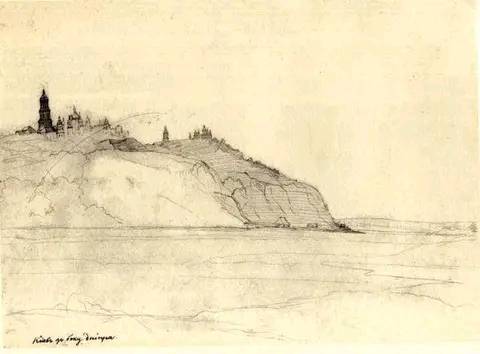 Київ очима Шевченка: оприлюднили малюнки поета із панорамами столиці (фото)