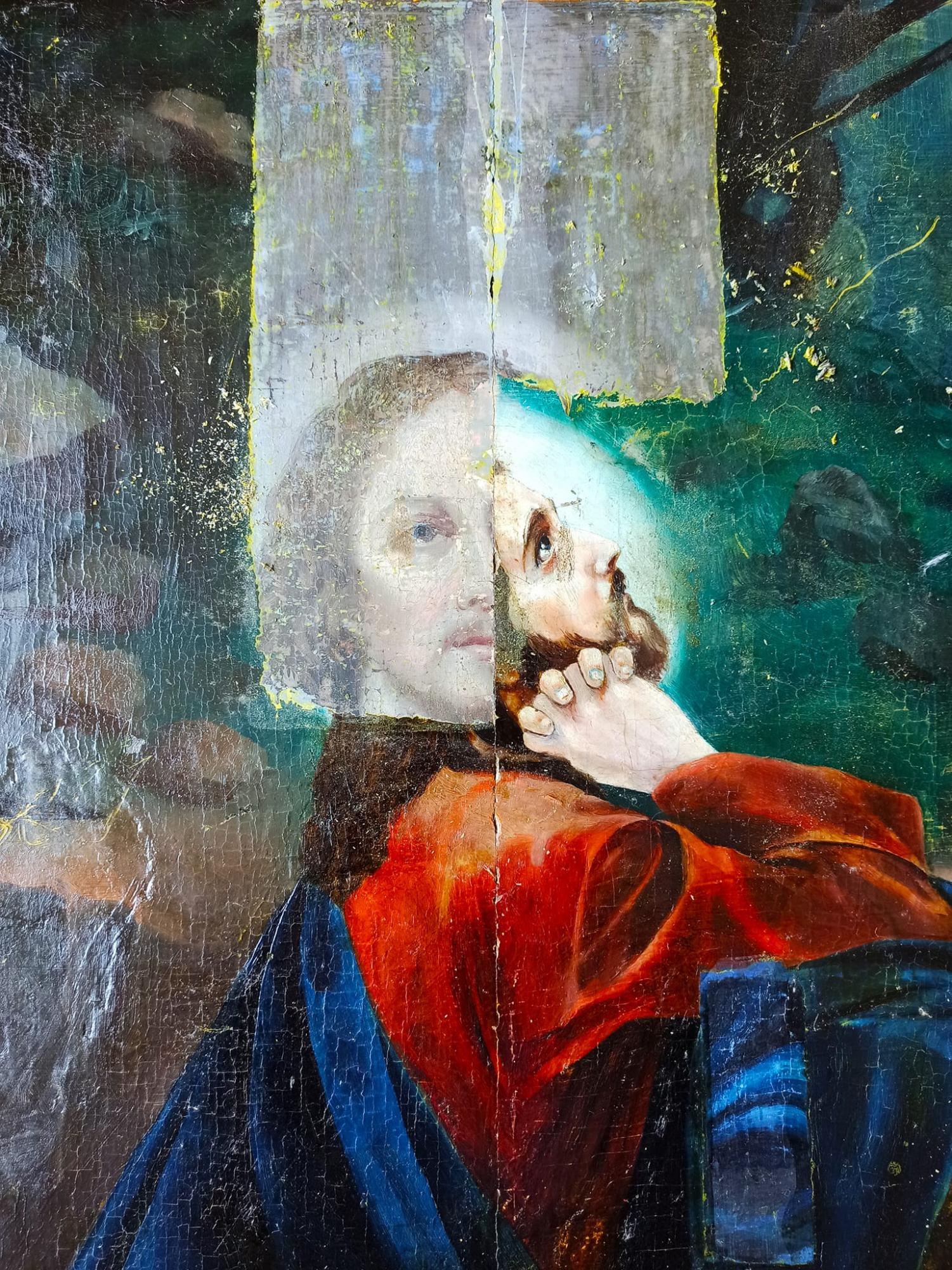 На чердаке старого волынского храма была найдена уникальная 300-летняя икона Почаевской Божьей Матери (фото)