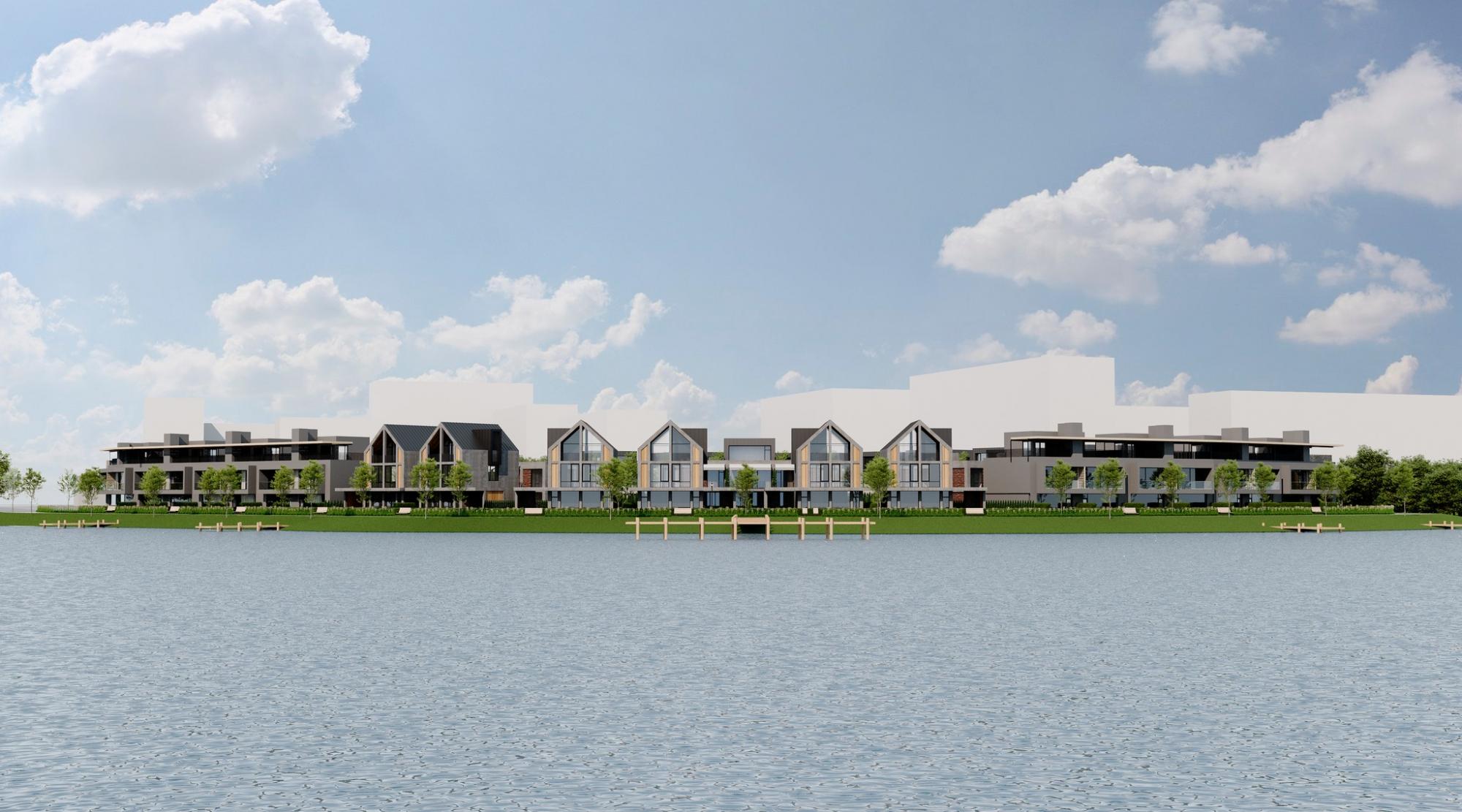 На півострові в Дніпрі зведуть елітний ЖК. Вже є перші фото