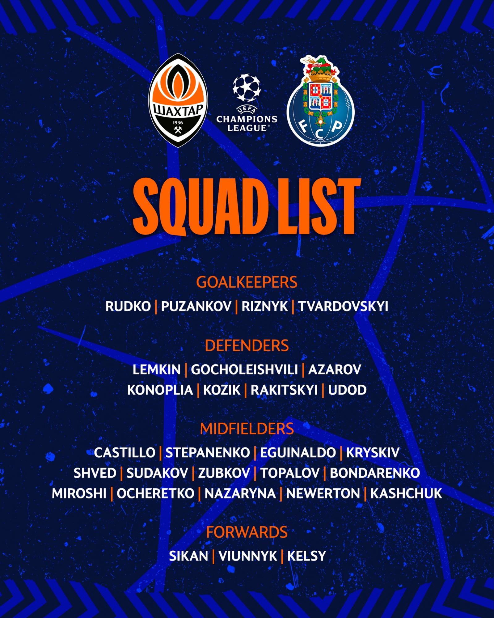 &quot;Шахтар&quot; – &quot;Порту&quot;: де дивитися матч Ліги чемпіонів