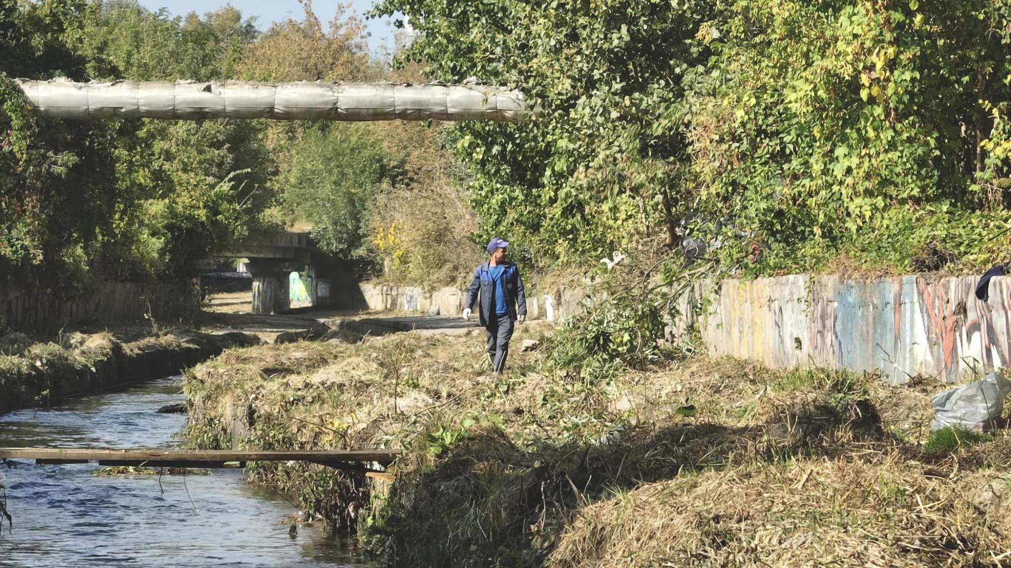 В Киеве спасают реку Лыбидь от загрязнения: что уже сделали активисты (фото)