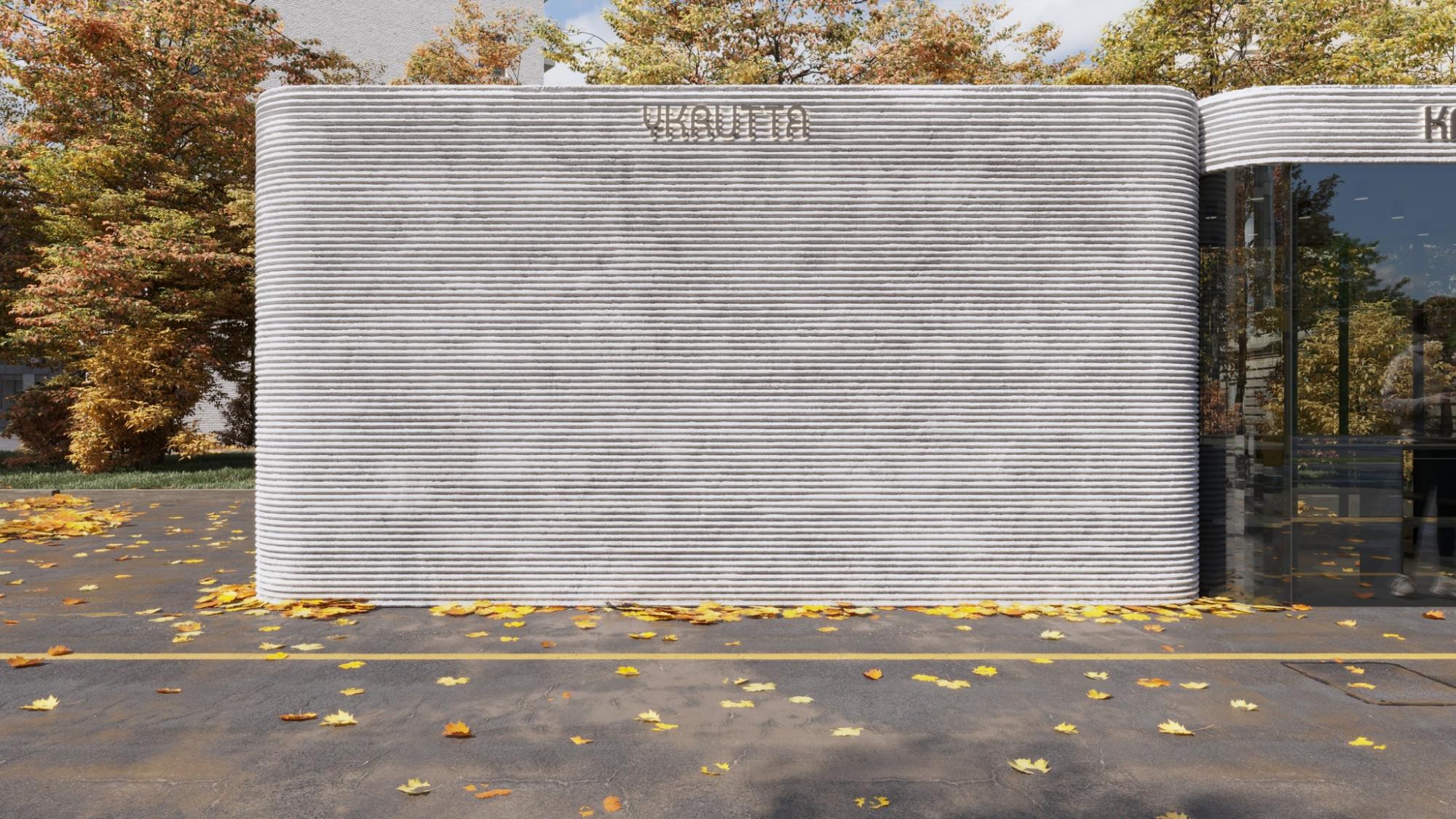 Украинцы разработали остановки-укрытия, которые будут печатать на 3D-принтере. Вот первые фото