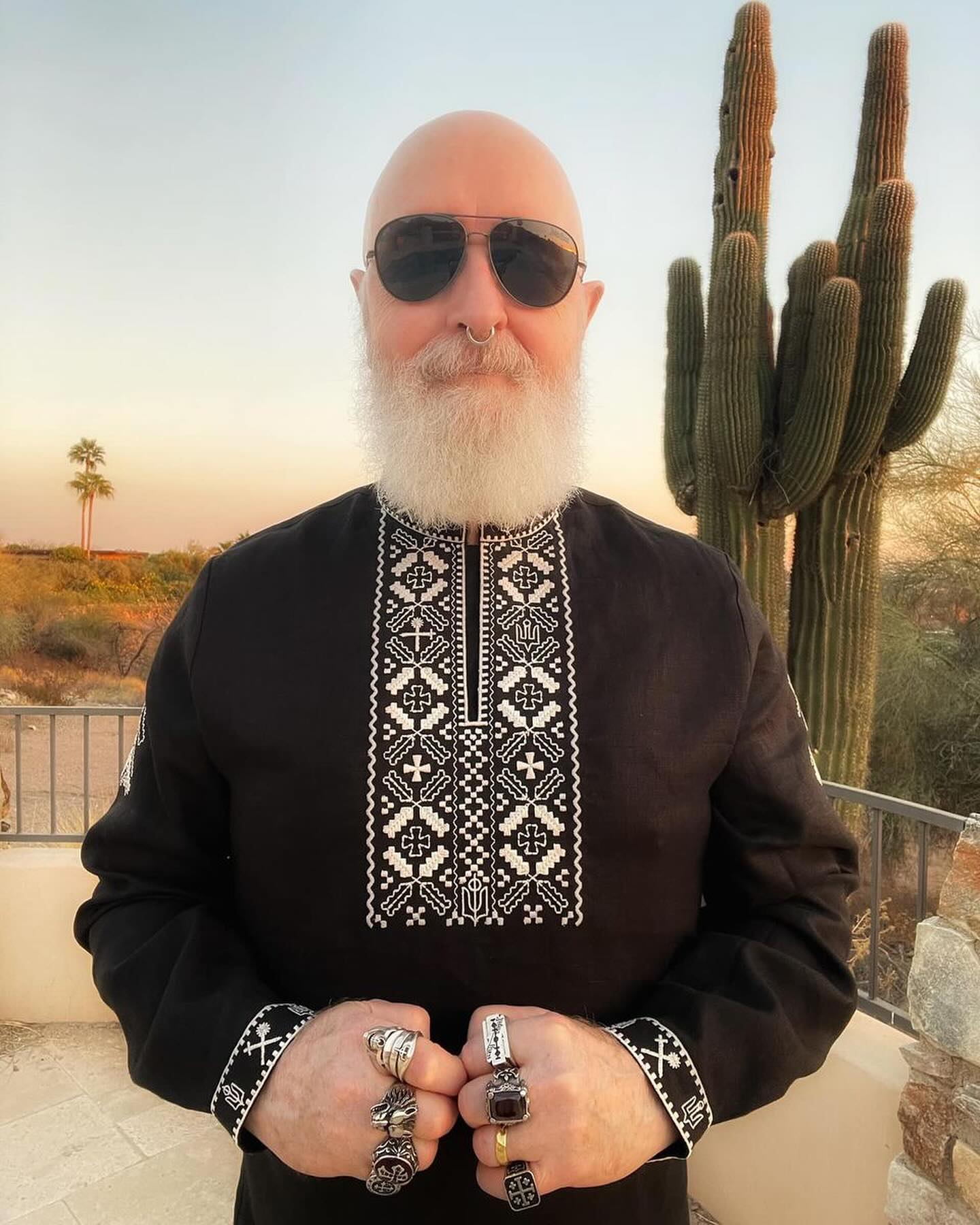 'God of Metal' on style: One of world's top musicians dressed in Ukrainian embroidery