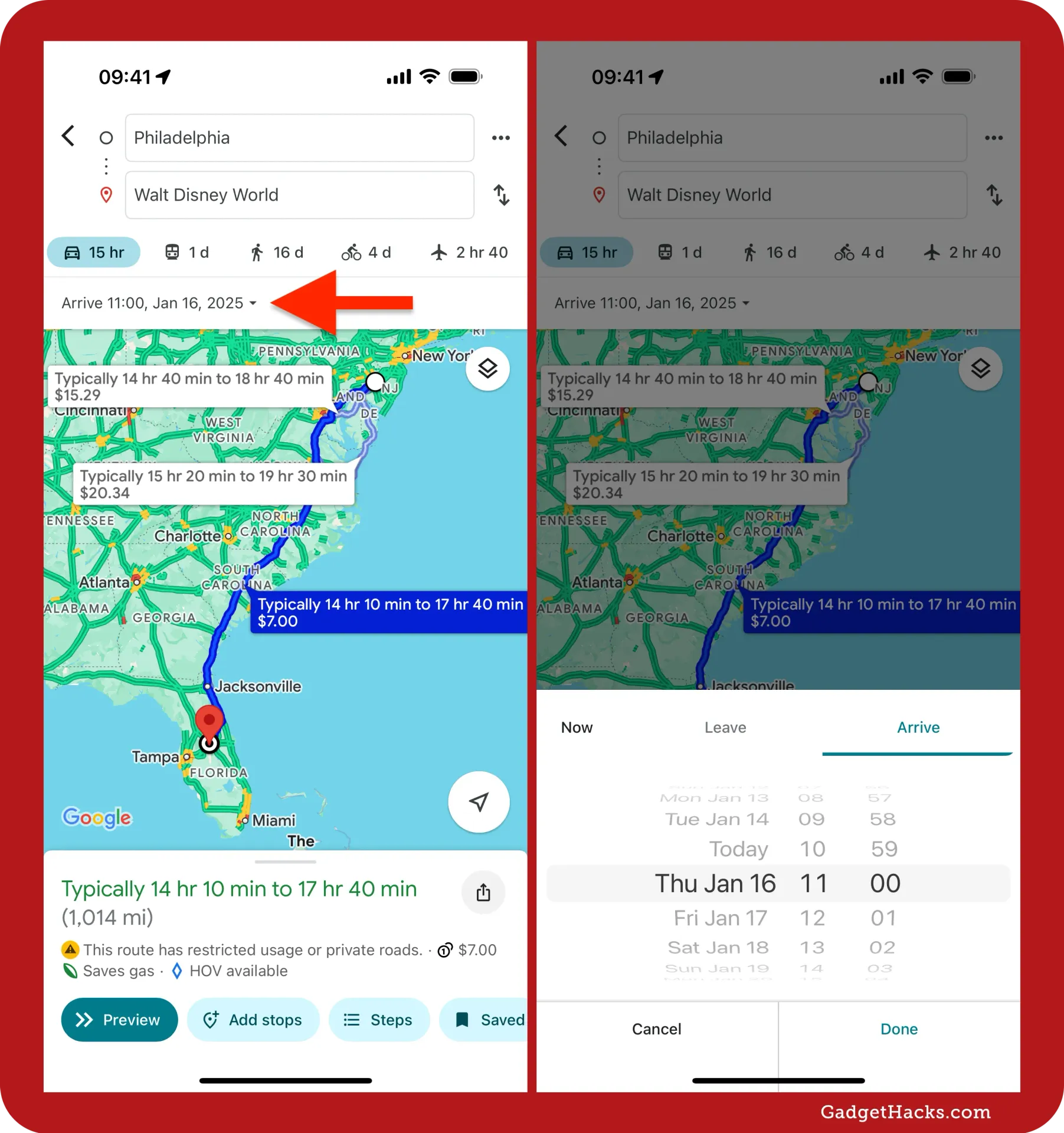 Плануйте поїздку без стресу. Як заздалегідь дізнатися ситуацію на дорогах за допомогою Google Maps