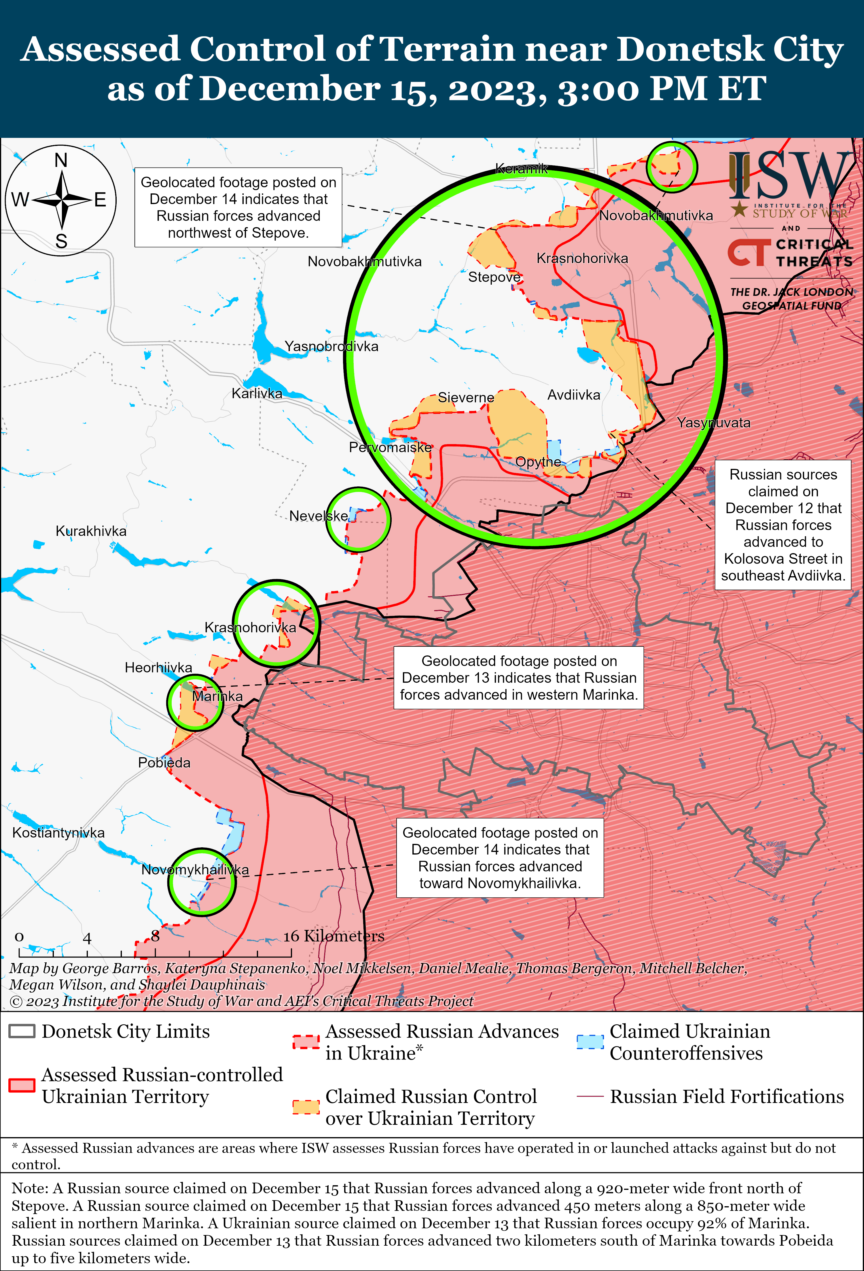 ВСУ наступают в Запорожской области: карты ISW