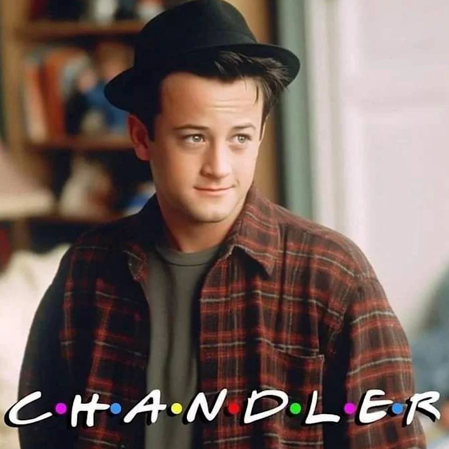 AI reveals how Friends characters would look if they were children