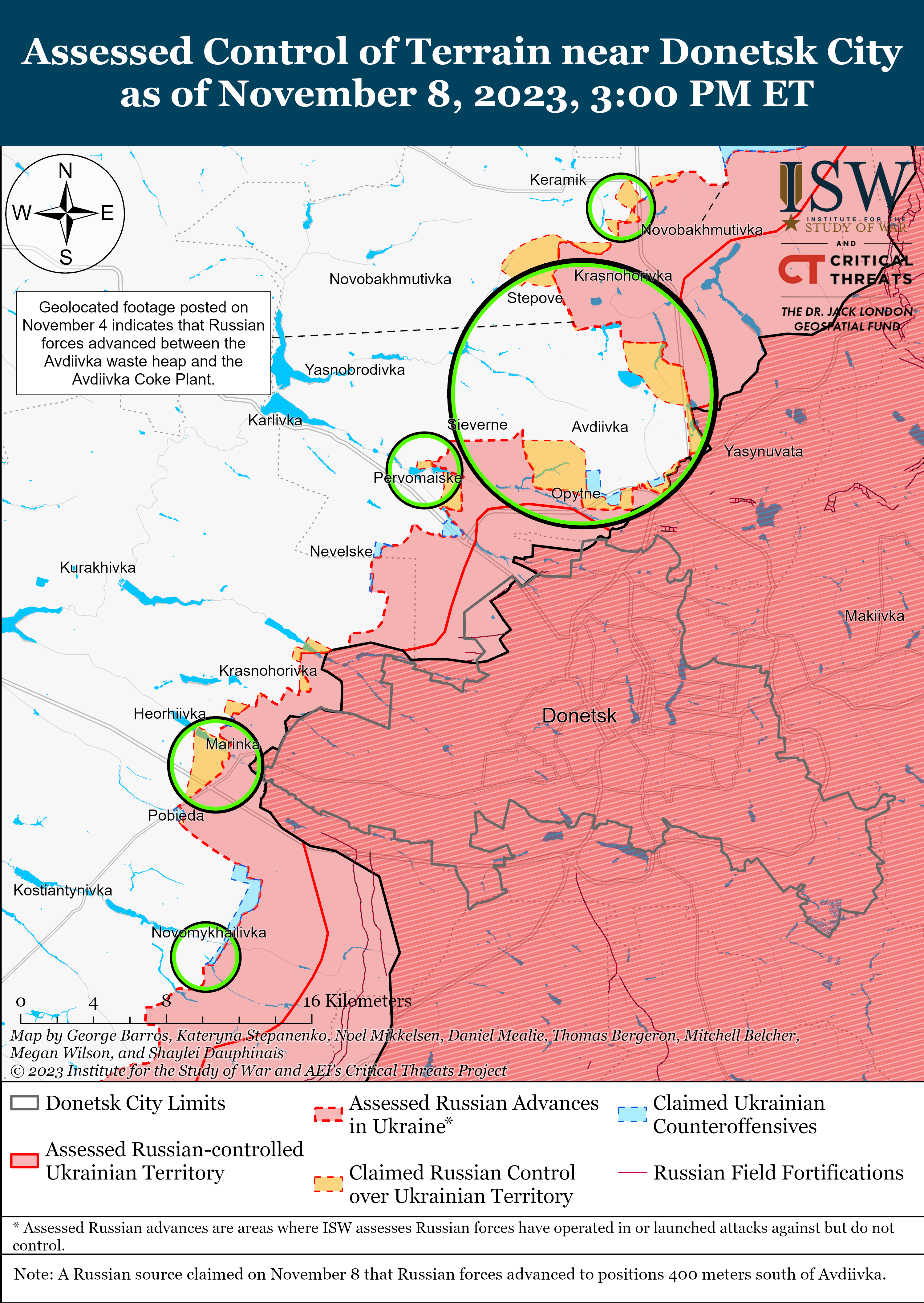 ВСУ атакуют вблизи Работино и Вербового: карты ISW