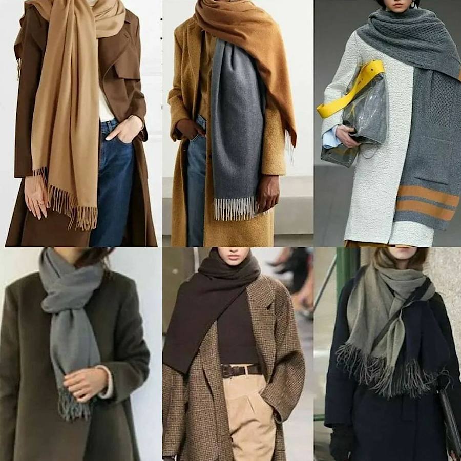 Стилист показала, как выбрать шарф на зиму и как его носить (фото)