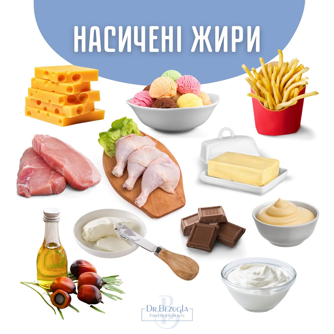 В каких продуктах прячутся насыщенные жиры и сколько их можно есть в сутки