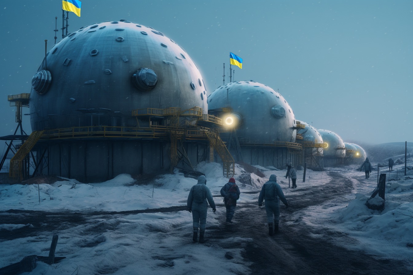 ИИ показал, как бы выглядели украинские поселения на всех планетах Солнечной системы