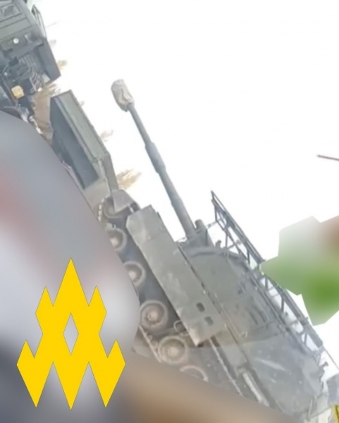 Ukrainian partisans report relocation of Russian Msta-S howitzer in Krasnodar