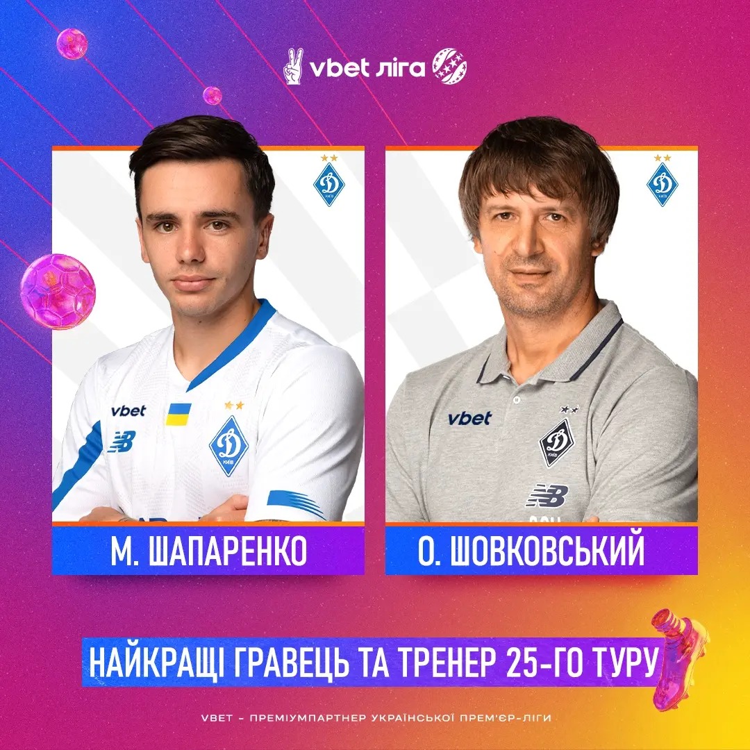 "Динамо" вдруге поспіль забрало обидві нагороди туру УПЛ