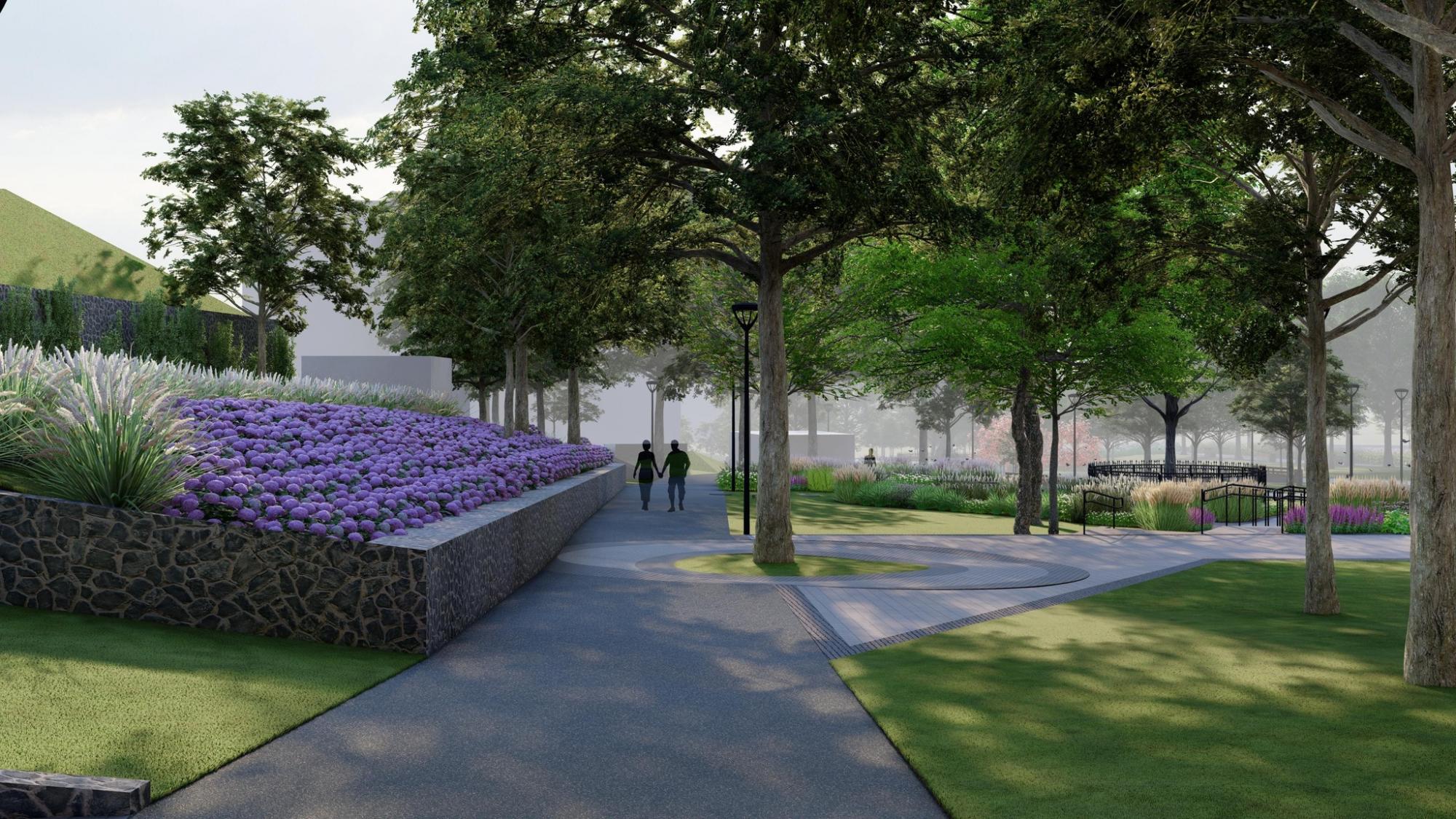 С ароматравами и дождевым садом. Смотрите, как изменится Павловский сквер (фото)