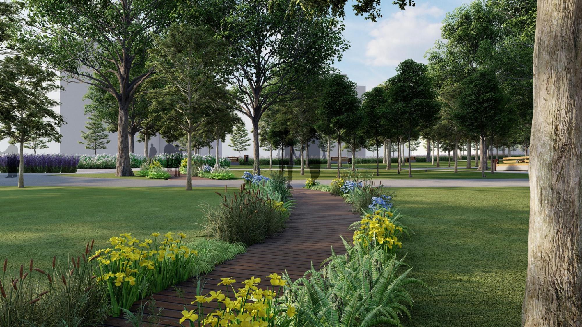 С ароматравами и дождевым садом. Смотрите, как изменится Павловский сквер (фото)